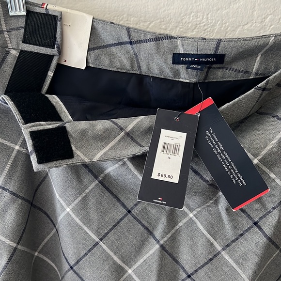 NWT Tommy Hilfiger Adaptive Windowpane Check Skirt - Picture 3 of 4